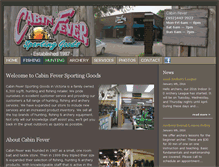 Tablet Screenshot of cabinfevermn.com